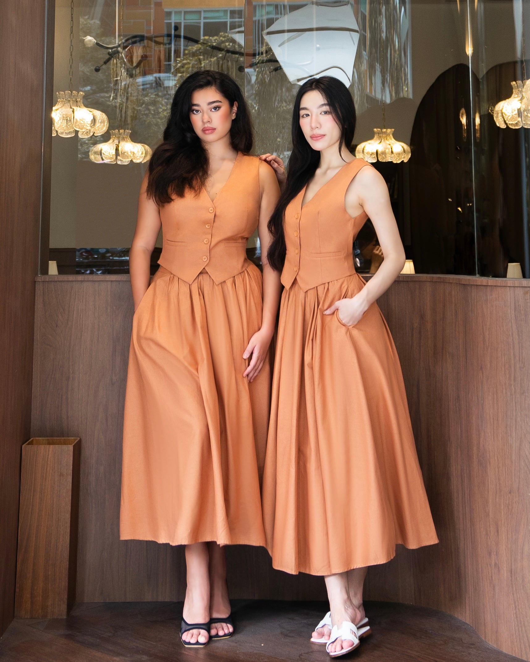 NAT Skirt in Caramel Latte