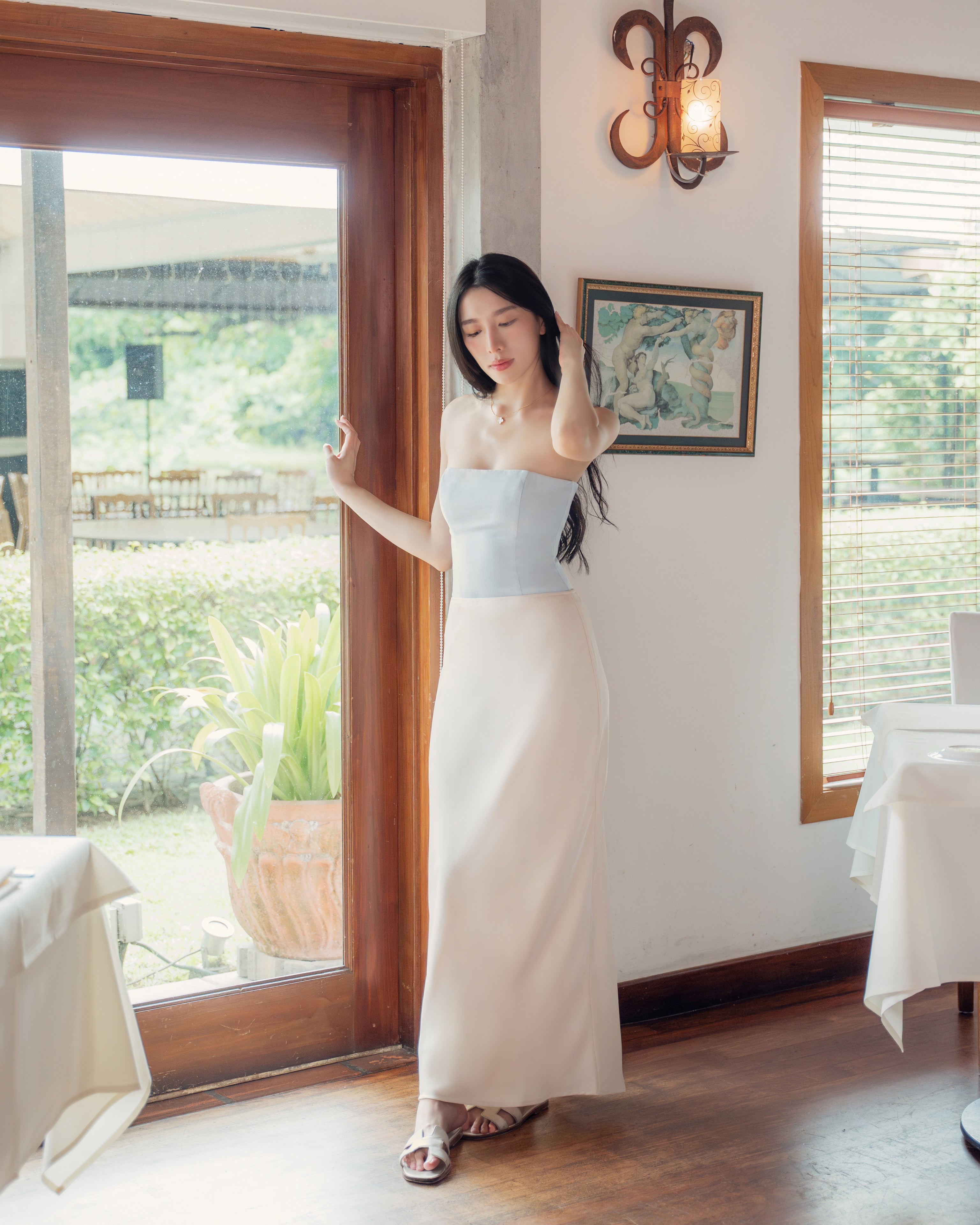 MICHELLE Top in Light Blue