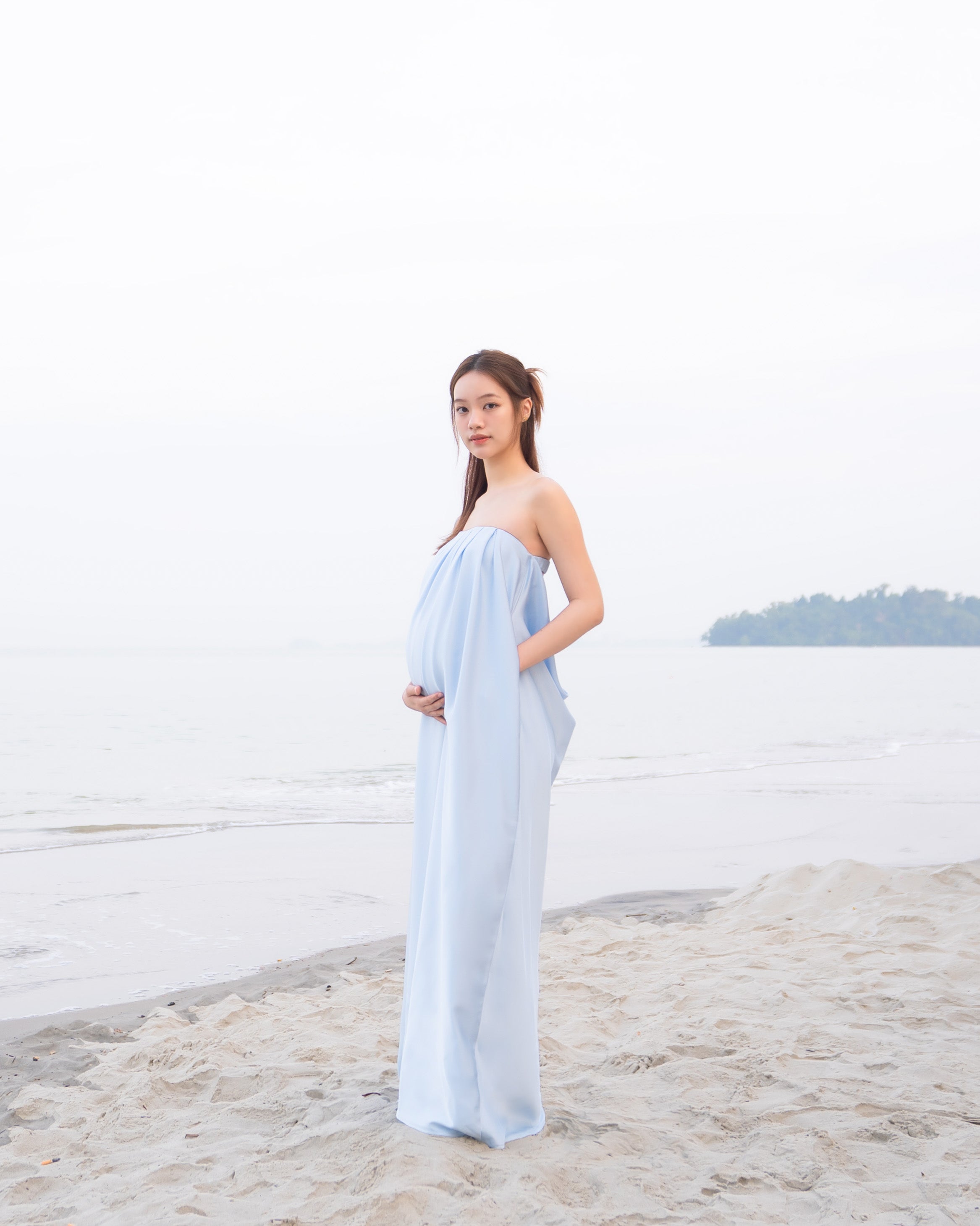 OCEAN Dress in Light Blue (Runs Larger) Fondest OCEAN Dress in Light Blue (Runs Larger) Fondest