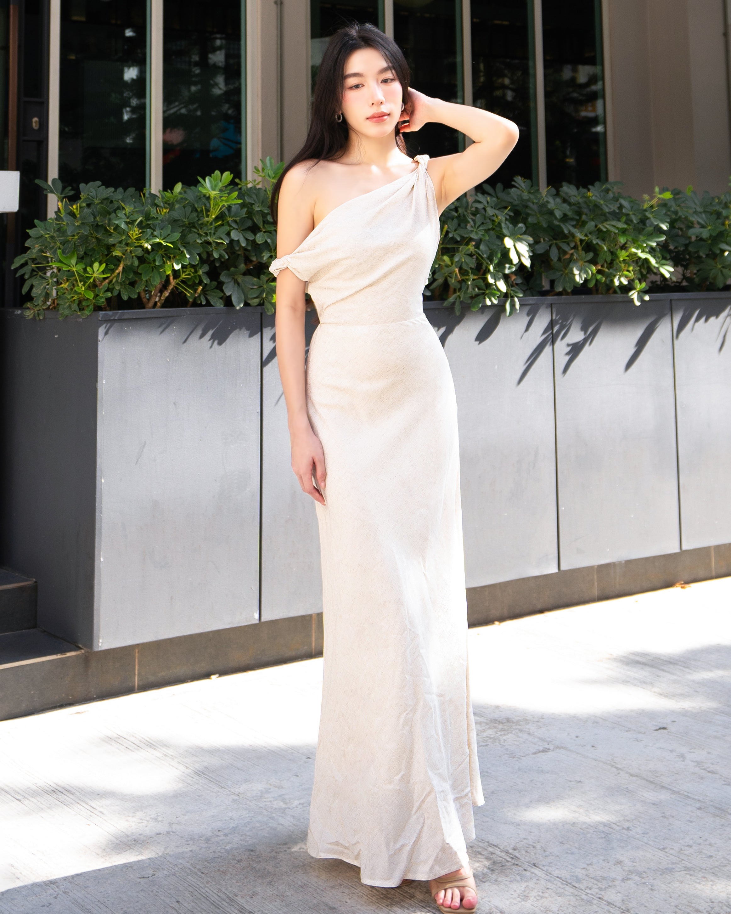 GRACE Dress in Oatmeal