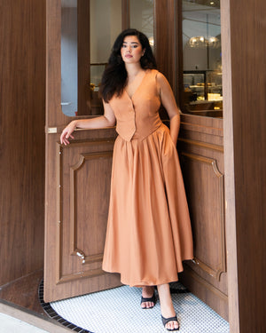 NAT Skirt in Caramel Latte