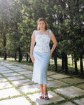 Fondest Set: PRIYA & MARIANNE Skirt in Light Blue