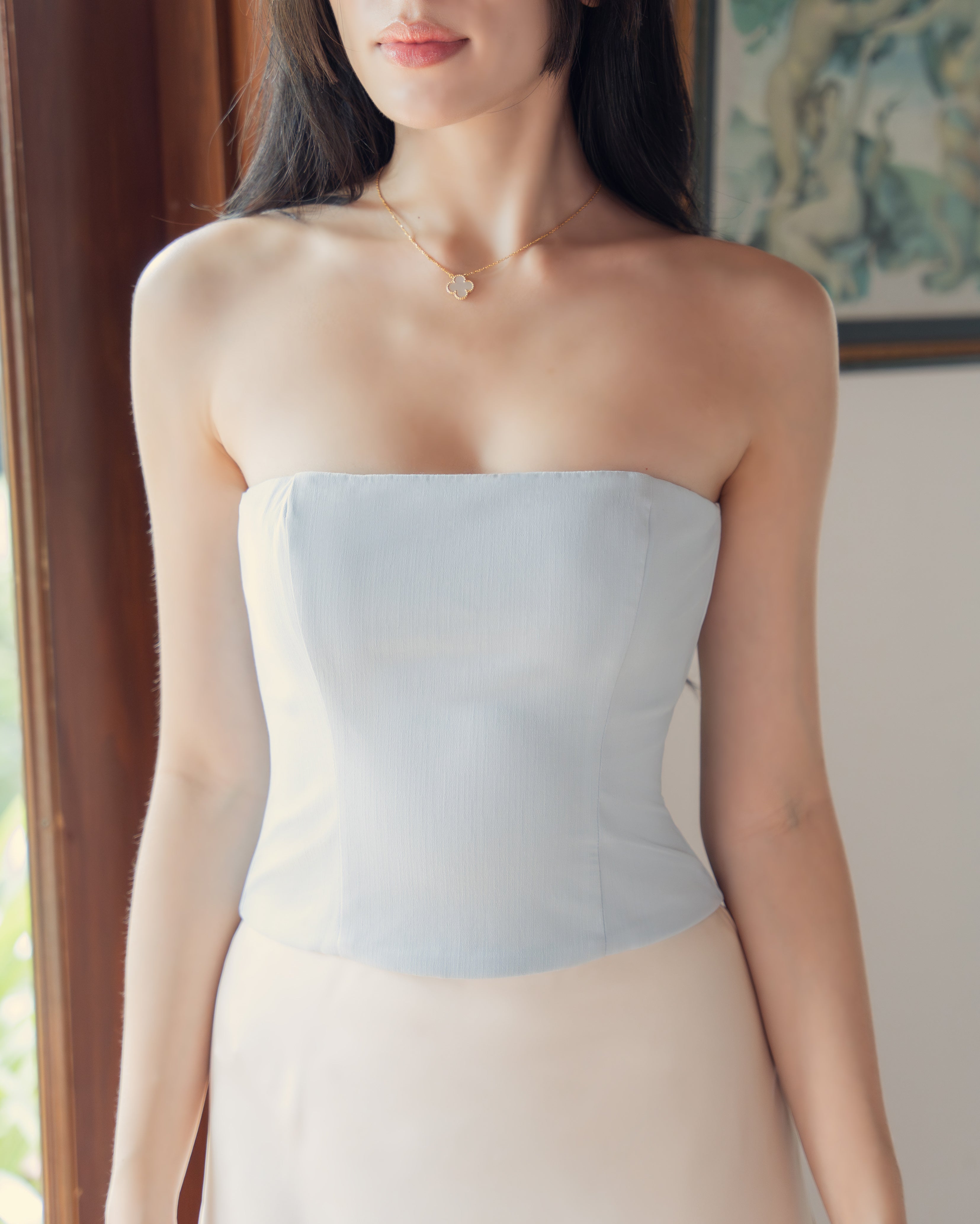 MICHELLE Top in Light Blue