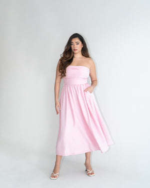 FION Dress in Marshmallow Pink