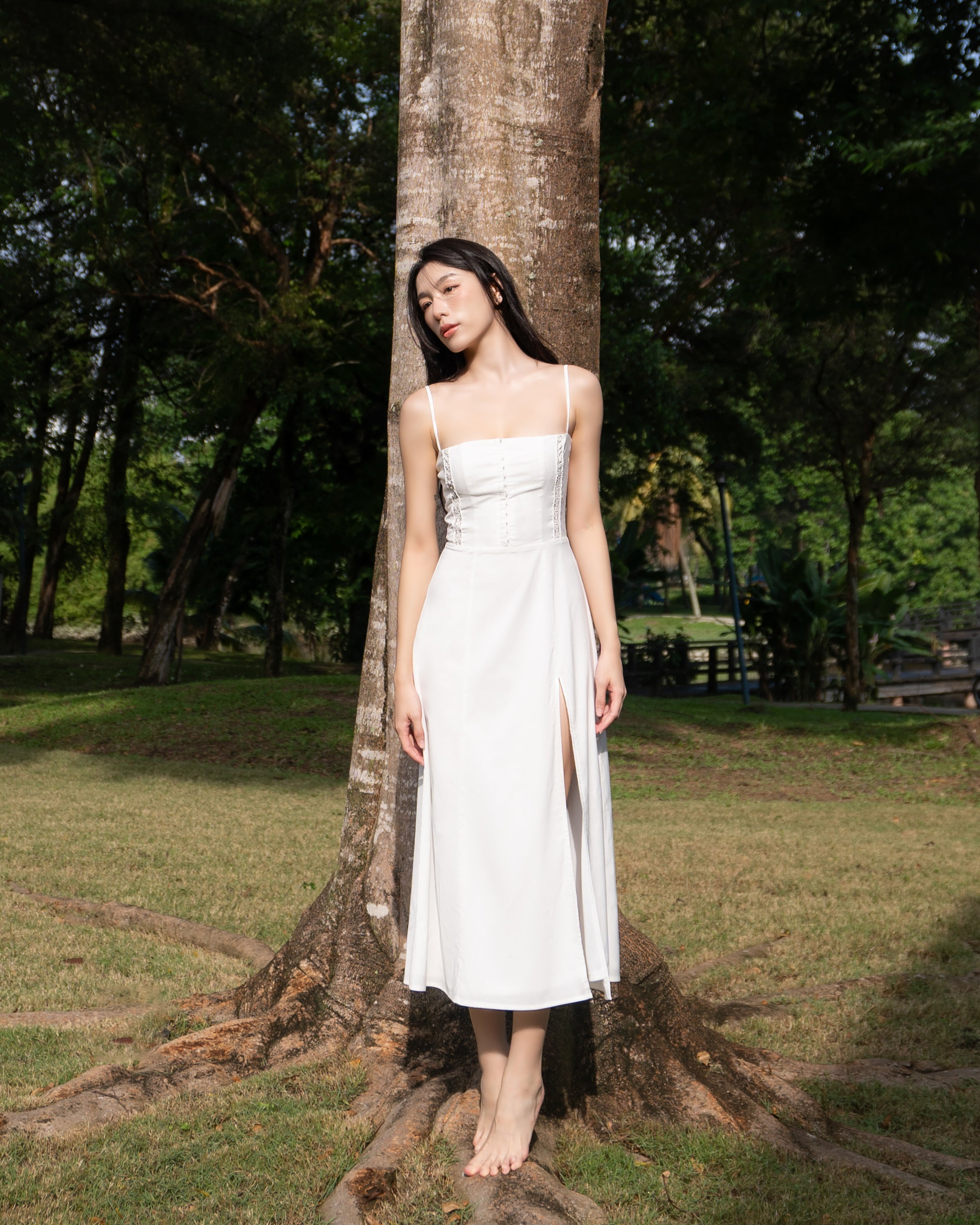 ADELINE Dress in White