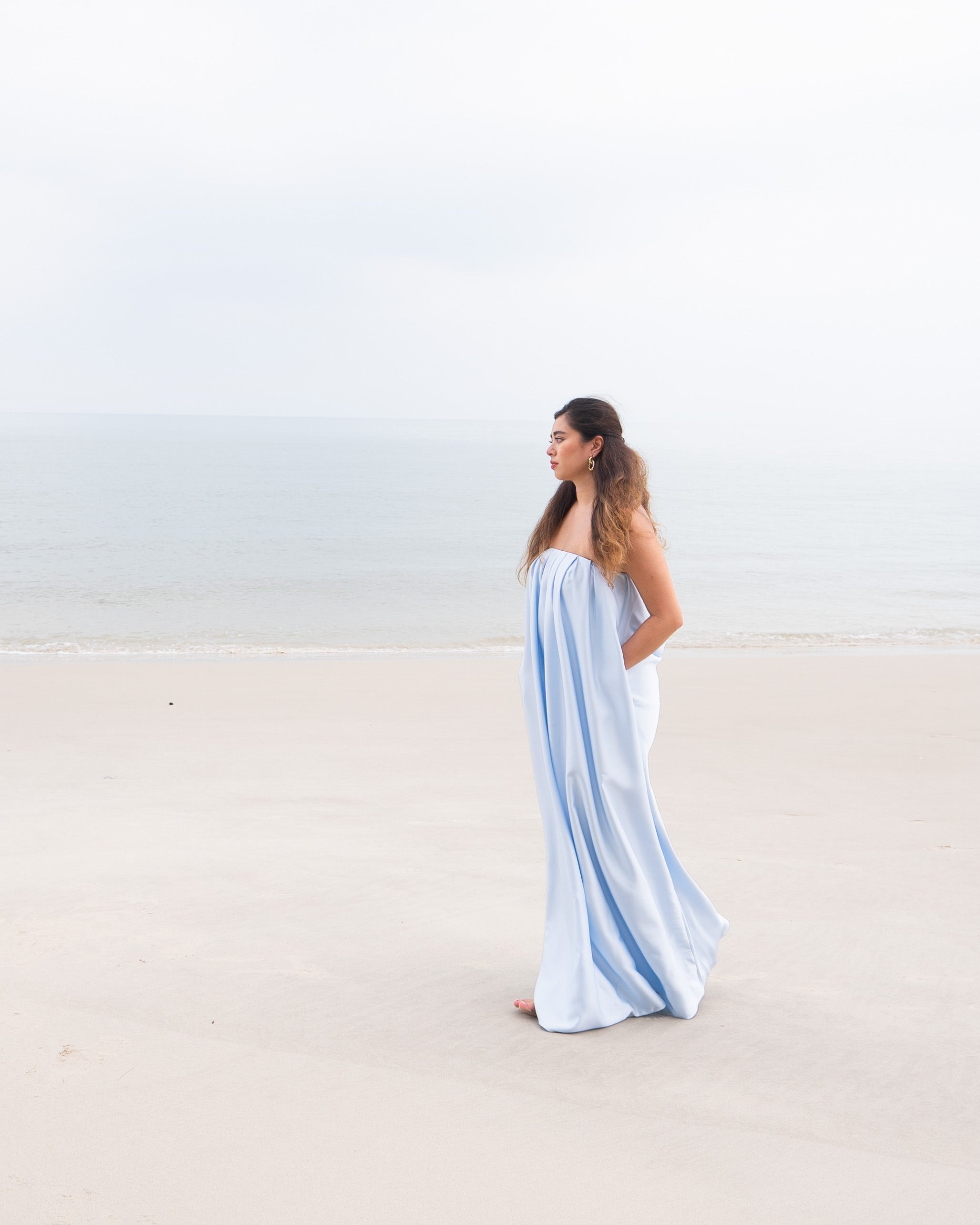 OCEAN Dress in Light Blue (Runs Larger) Fondest OCEAN Dress in Light Blue (Runs Larger) Fondest