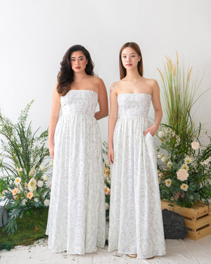 ANNA Dress in Enchanted Green (runs slightly larger)