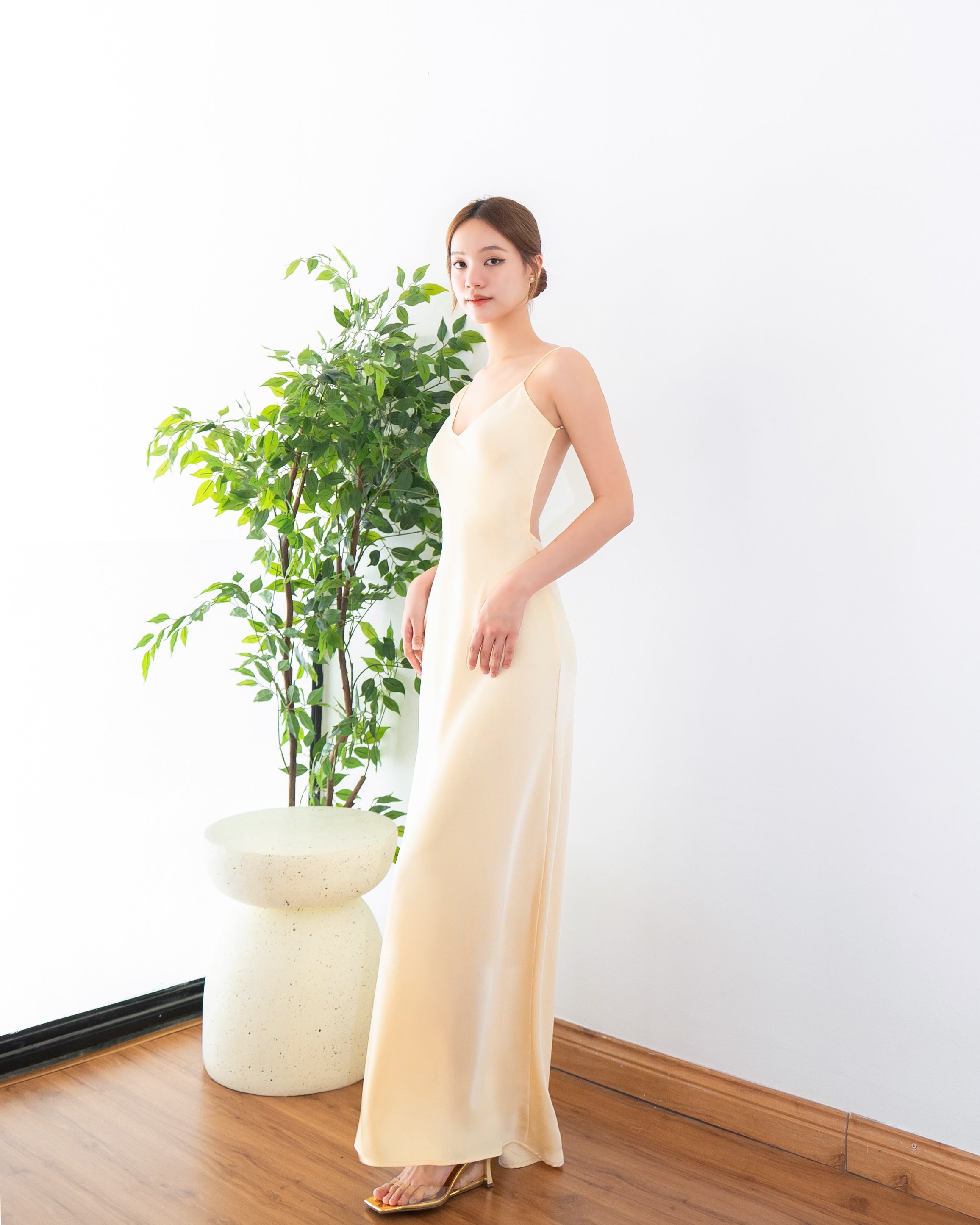 KAY Backless in Light Lemon