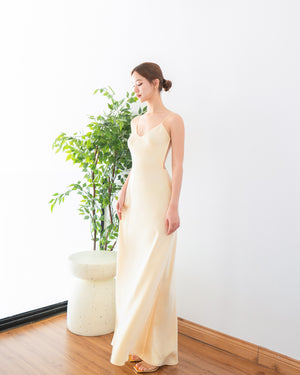 KAY Backless in Light Lemon