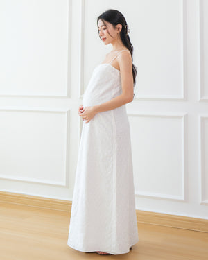 SOPHIA Dress in Cotton Embroidery