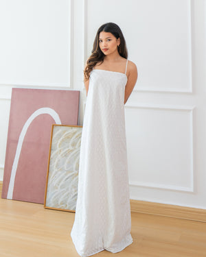 SOPHIA Dress in Cotton Embroidery