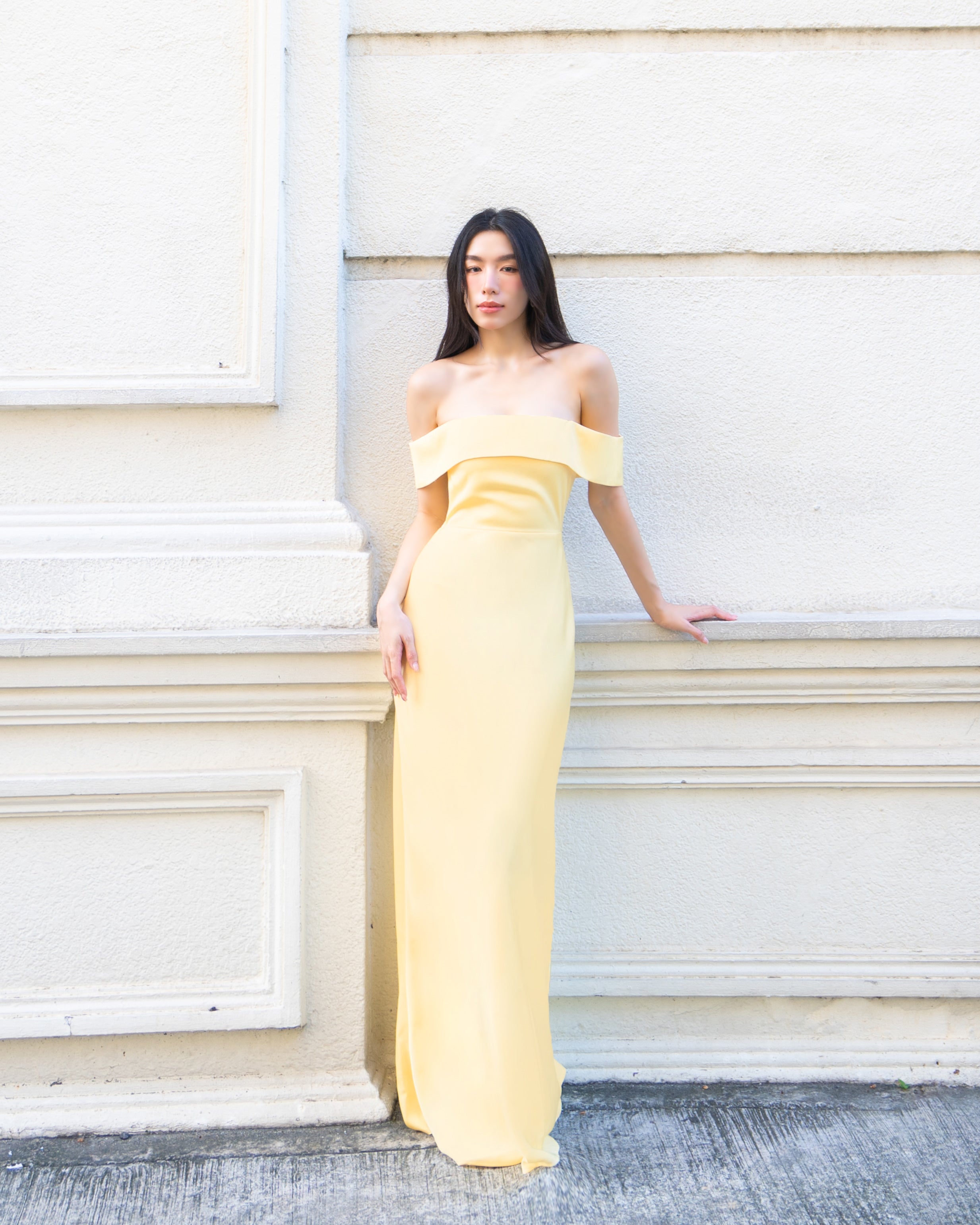 SERENA Dress in Lemon