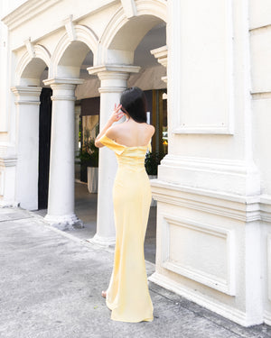 SERENA Dress in Lemon
