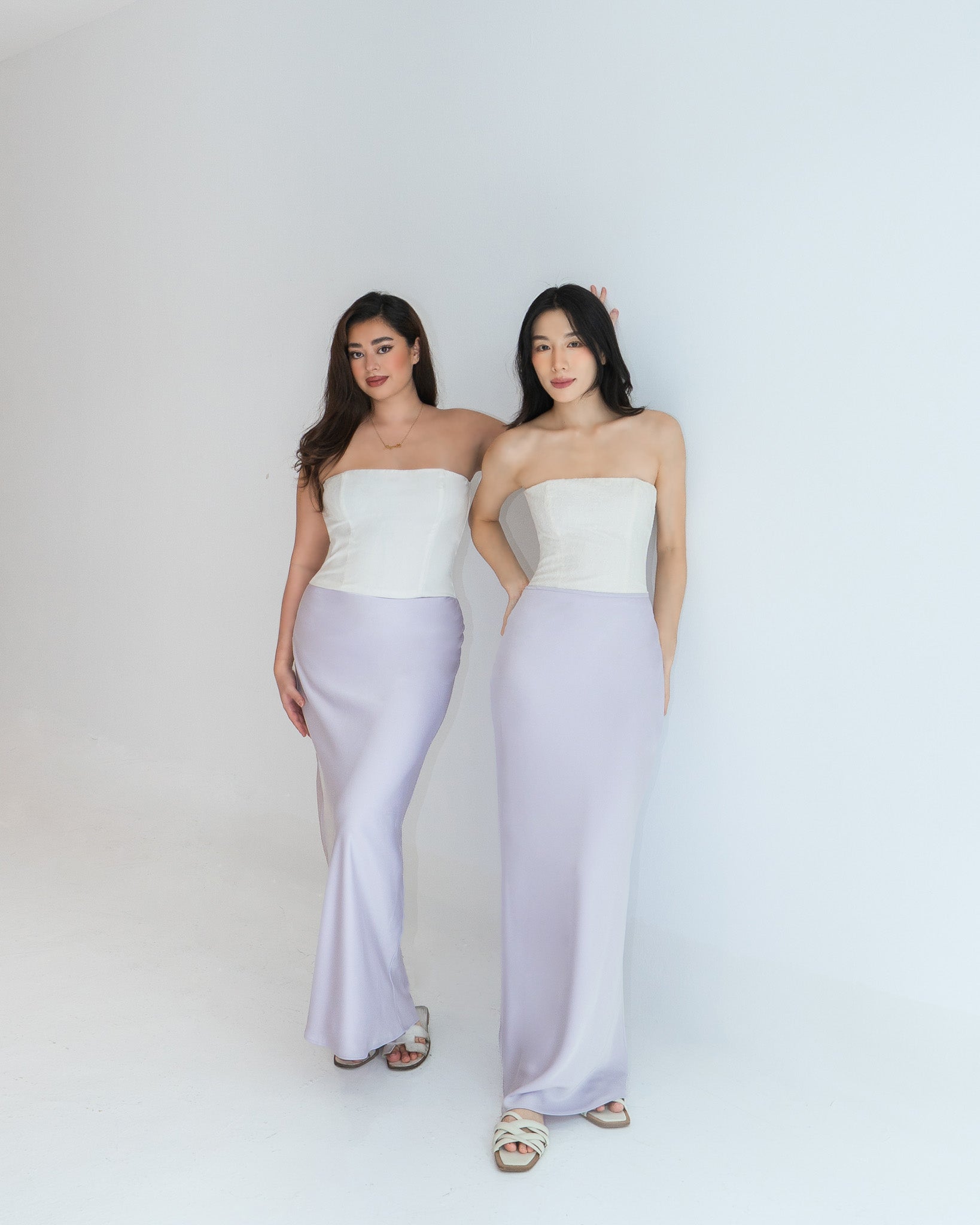 JO Maxi Skirt in Lilac - runs slightly smaller