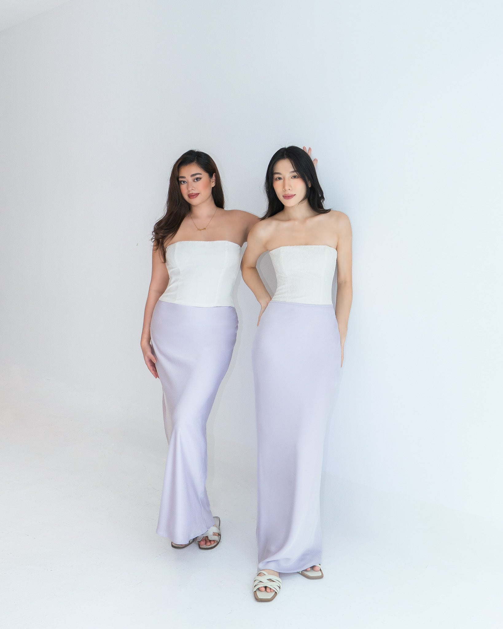 JO Maxi Skirt in Lilac - runs slightly smaller