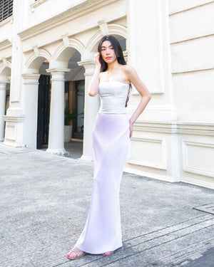 JO Maxi Skirt in Lilac - Runs Slightly Smaller
