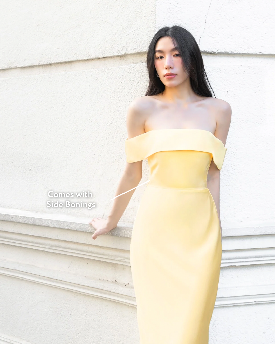 SERENA Dress in Lemon