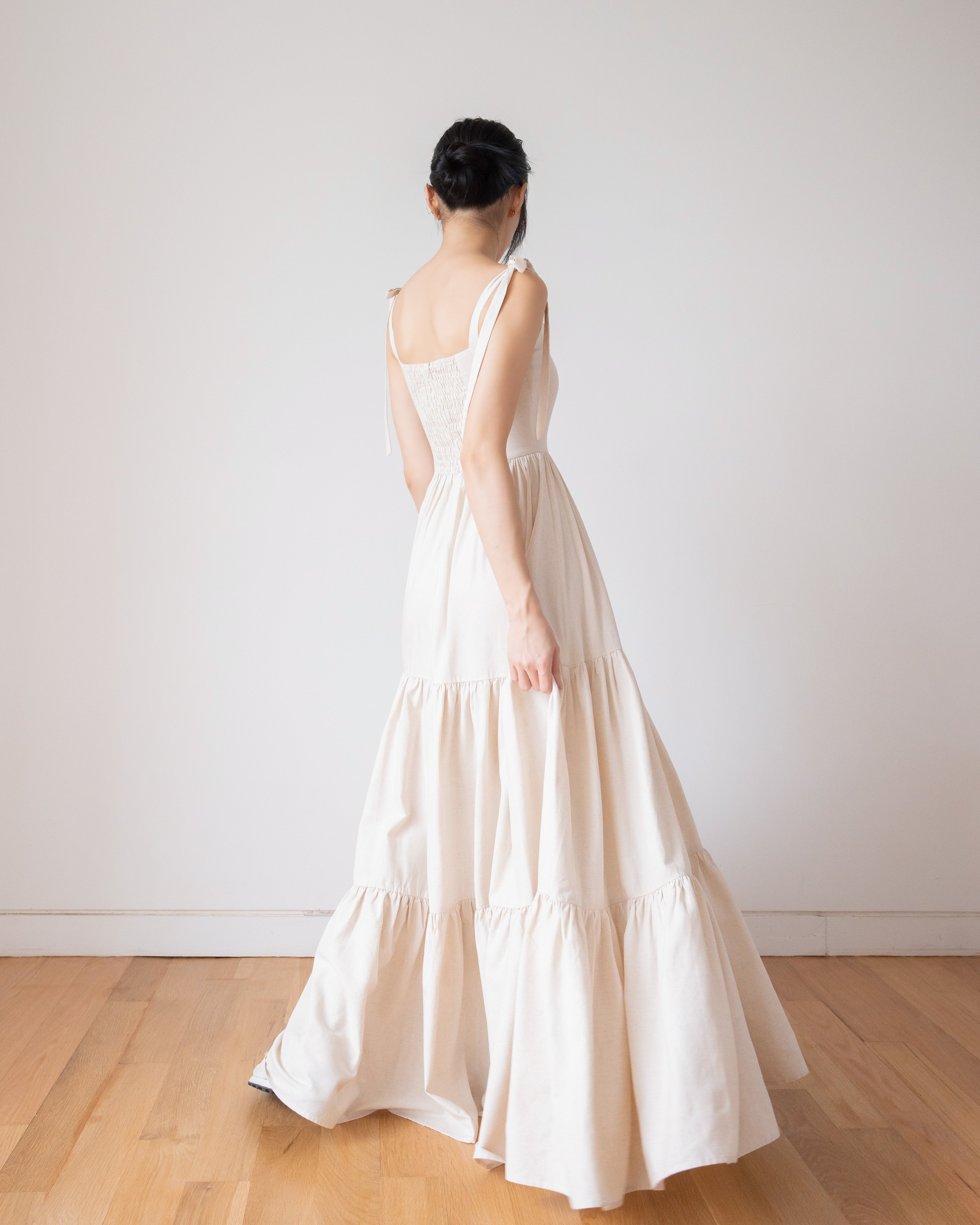 BELLE Maxi Dress in Cream