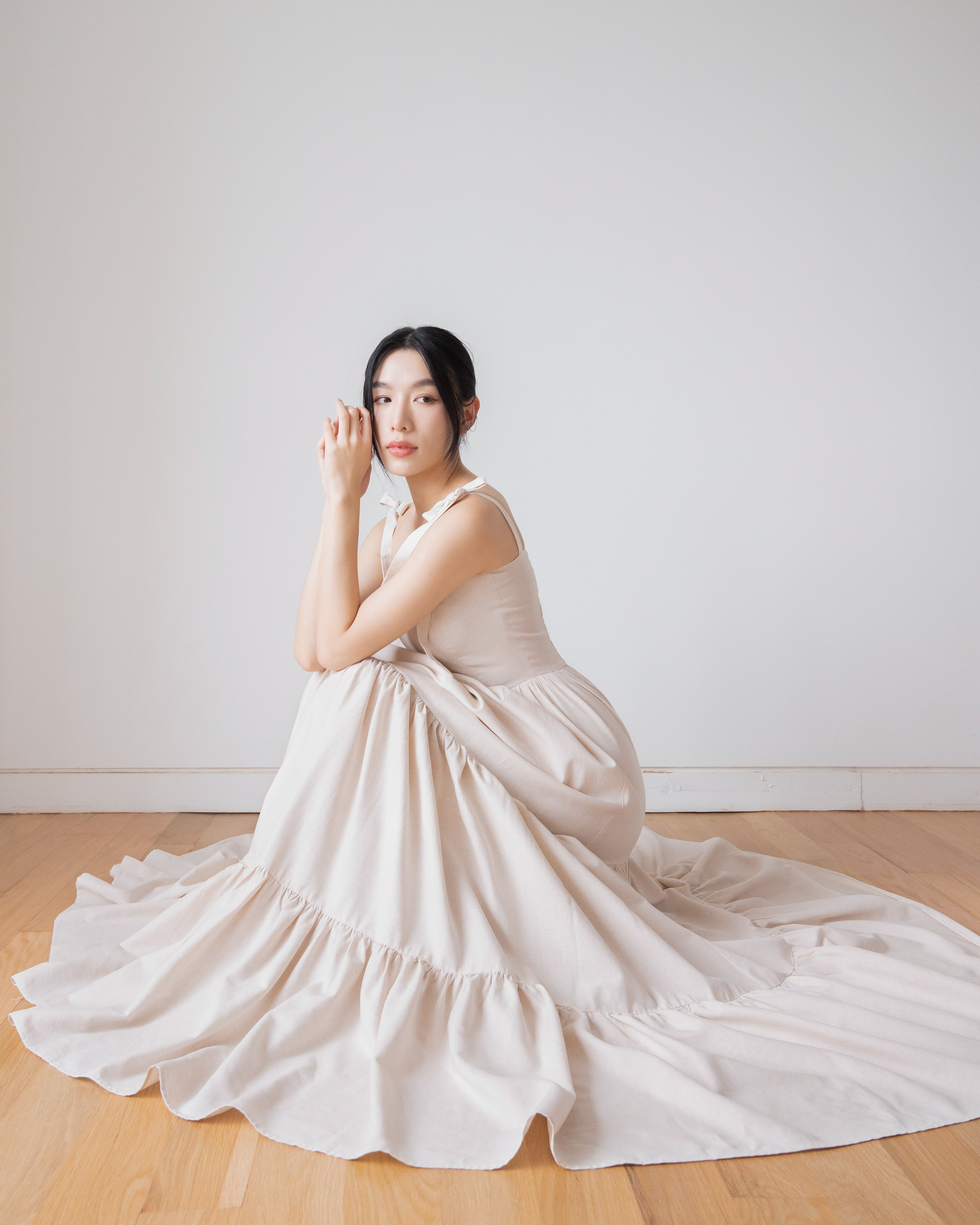 BELLE Maxi Dress in Cream