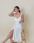EMILY Midi Dress in White