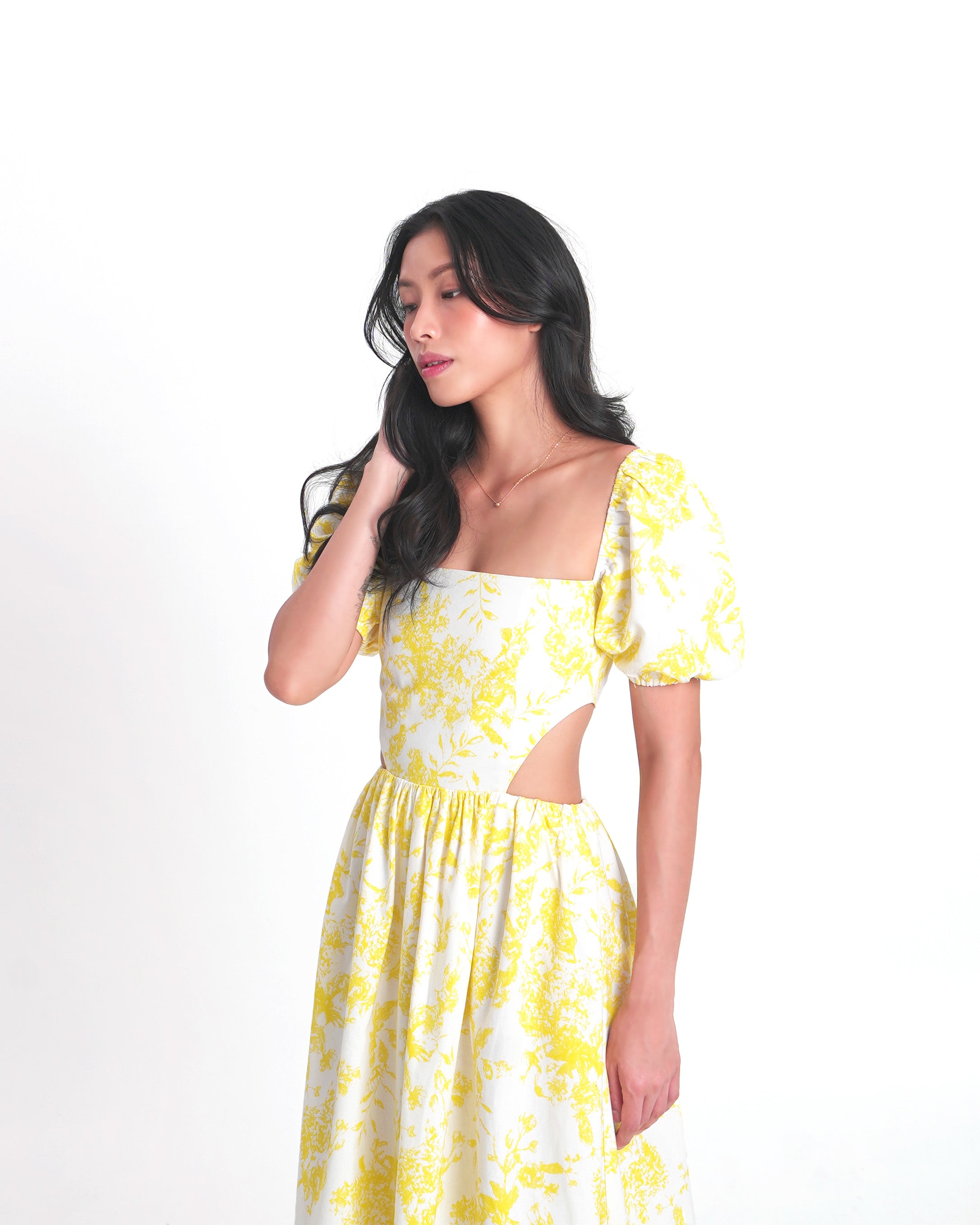 AMALFI Maxi Dress in Lemon Yellow