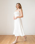 ANASTASIA Midi Dress in White