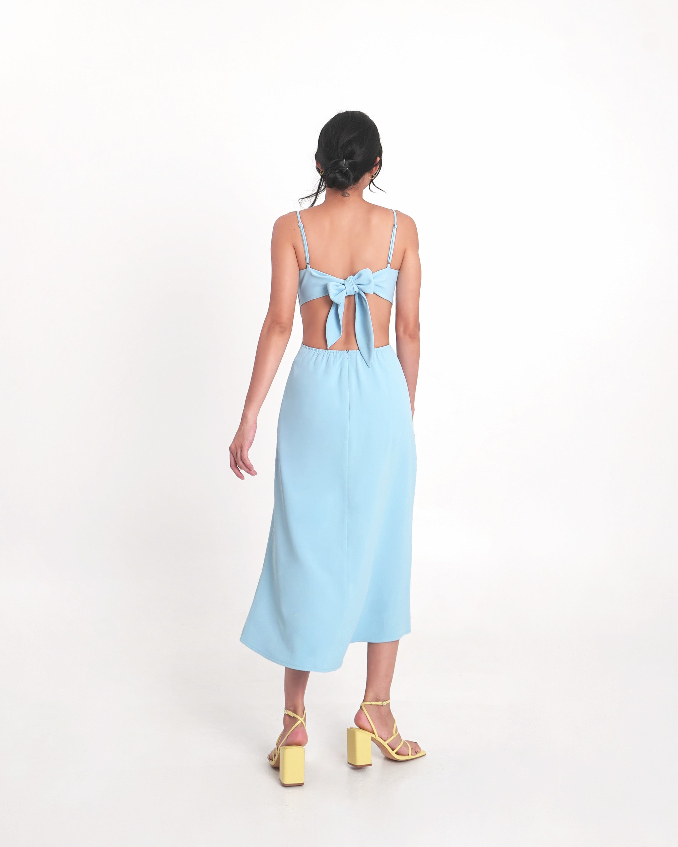 VENICE Midi Dress in Sky Blue